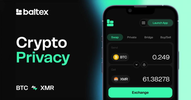 Baltex Launches BTC to XMR Private Swaps