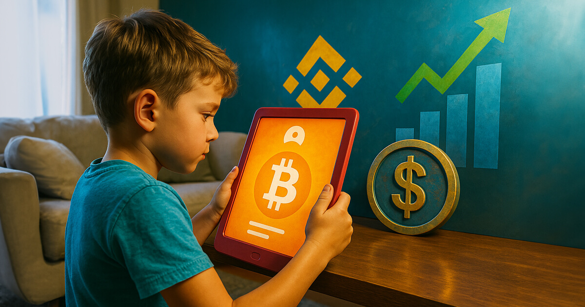 binance junior kids crypto