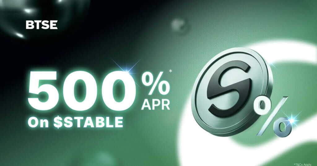 BTSE Unveils Stable Staking: A Major Initiative Offering Up to 500% APR