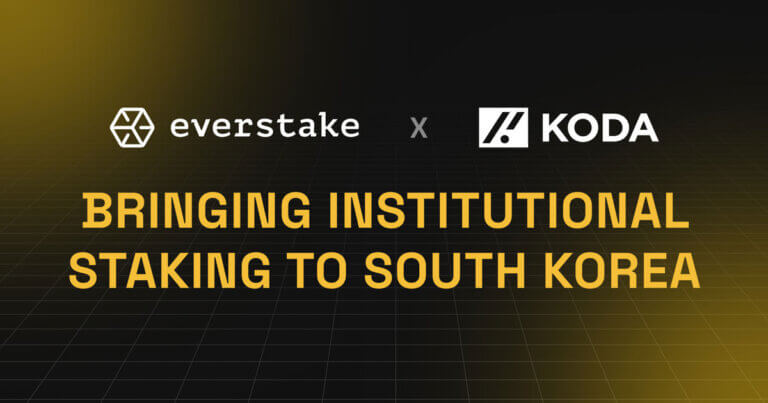 Everstake and KODA Partner to Bring Regulated Institutional Staking to South Korea
