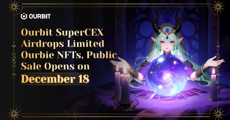 Ourbit SuperCEX Airdrops Limited ourbie NFTs, Public Sale Opens on December 18