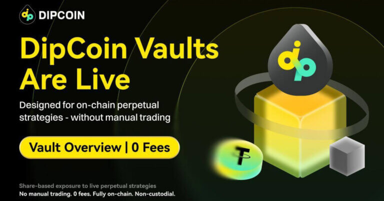 DipCoin Launches Vaults, Bringing On-Chain Strategy Trading to Perpetual Markets