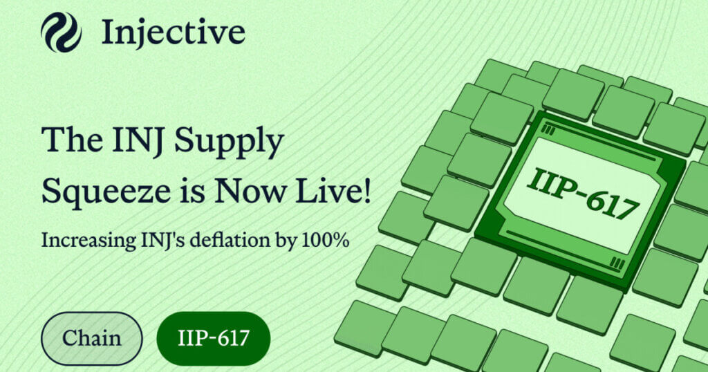 Injective Introduces the INJ Supply Squeeze, Doubling Token Deflation