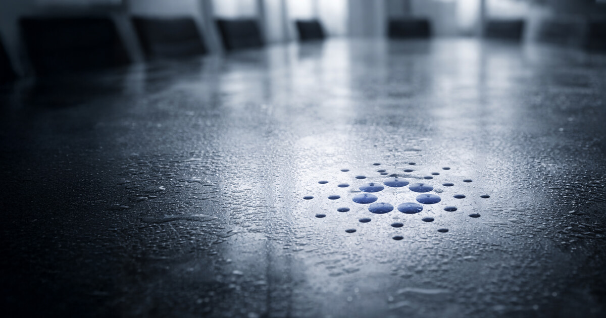 Cardano logo pressed into a misted boardroom table, symbolizing potential spot ETF filings by May as CME trading volume and regulatory deadlines come into focus
