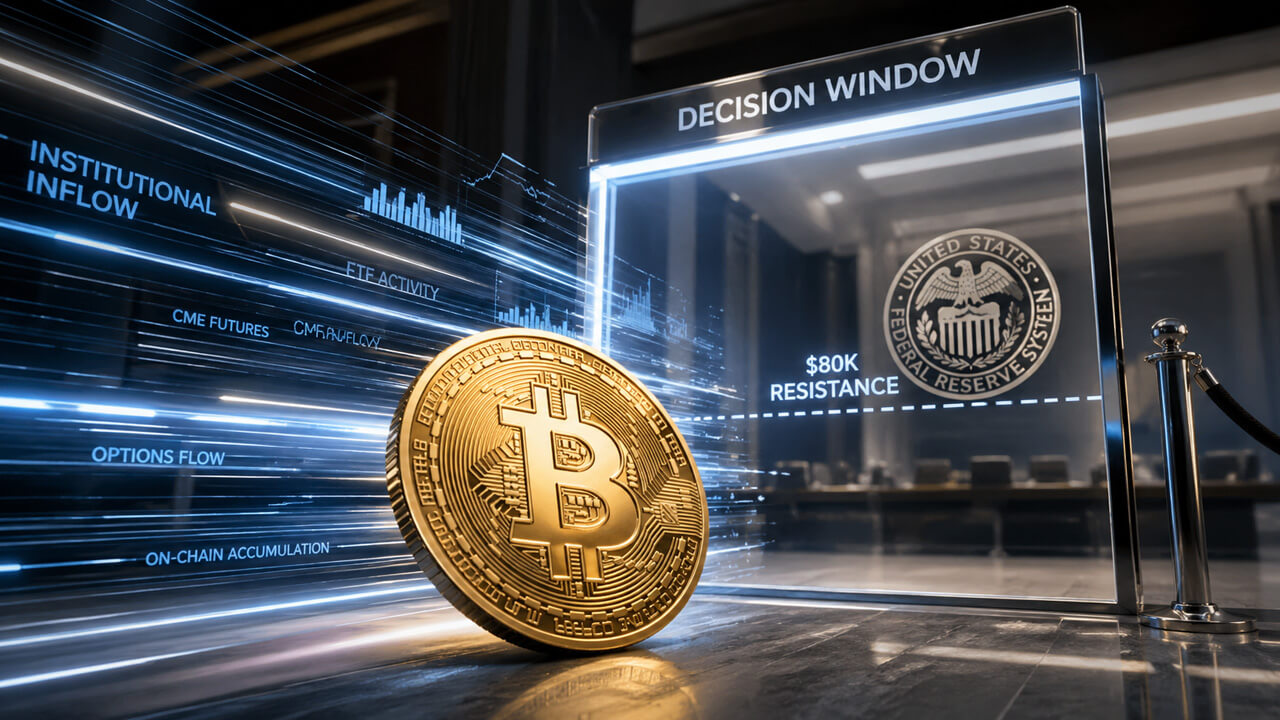 Bitcoin inflows are back above $1B, but the Fed may decide if the rally holds