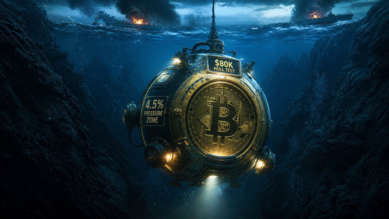 Bitcoin’s $80,000 support comes under pressure as Middle East shock hits bonds