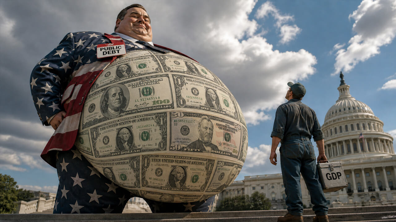 America’s $31.27 trillion in debt now exceeds GDP – silently reinforces the case for Bitcoin