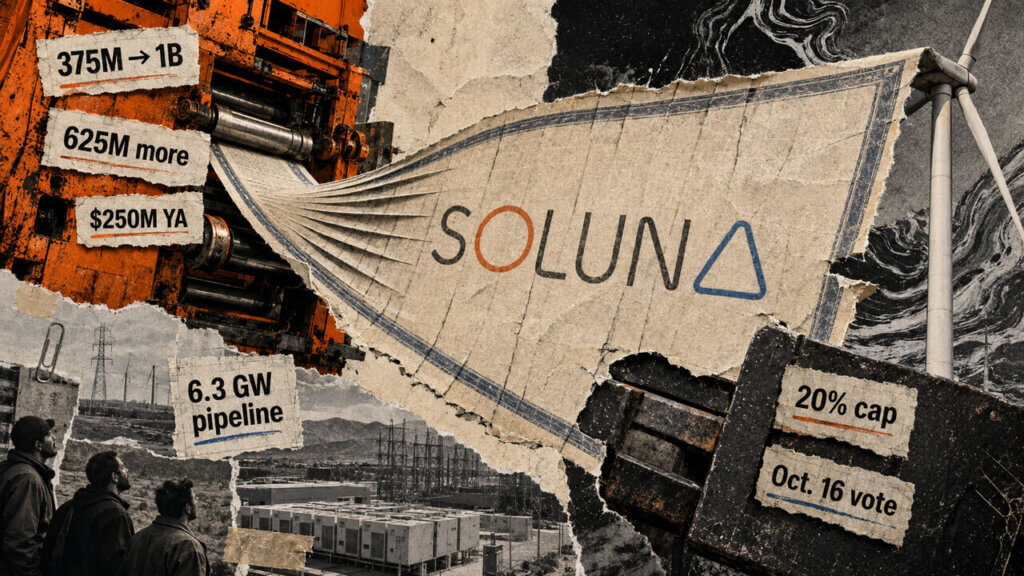 Soluna asks shareholders to authorize 1 billion shares as $250 million equity line tests dilution