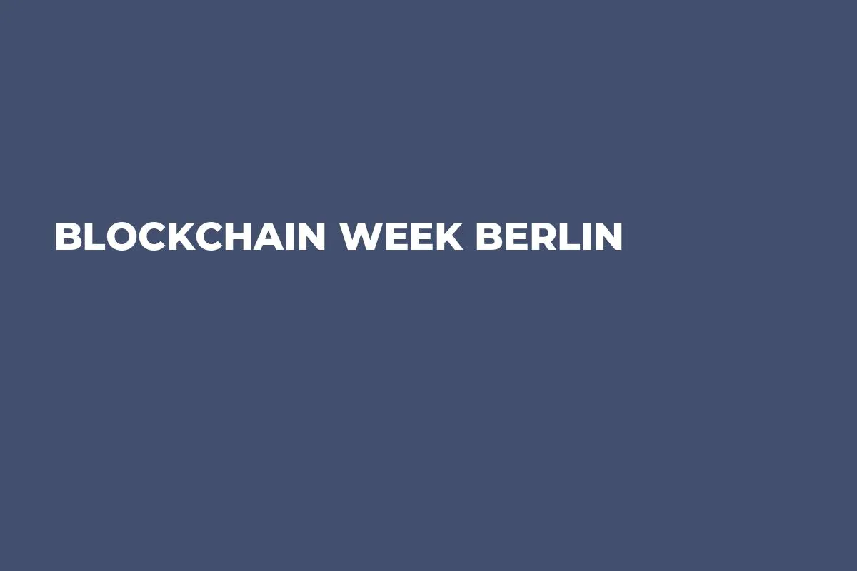 Blockchain Week Berlin
