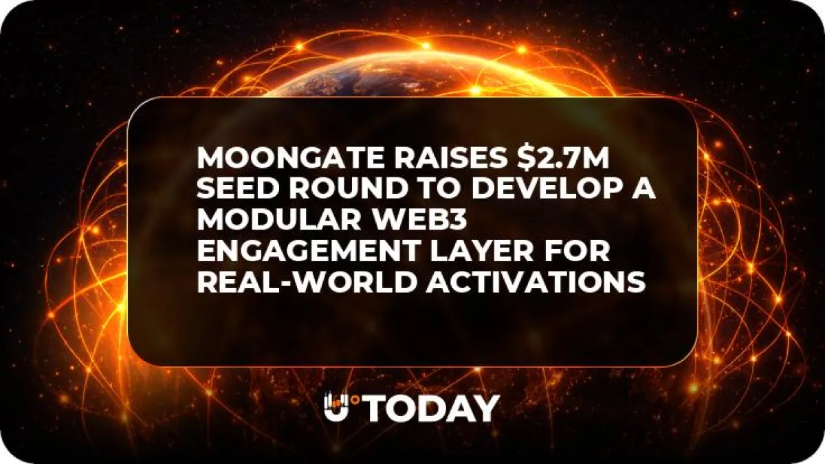 Moongate Raises $2.7M Seed Round to Develop a Modular Web3 Engagement Layer for Real-World Activations