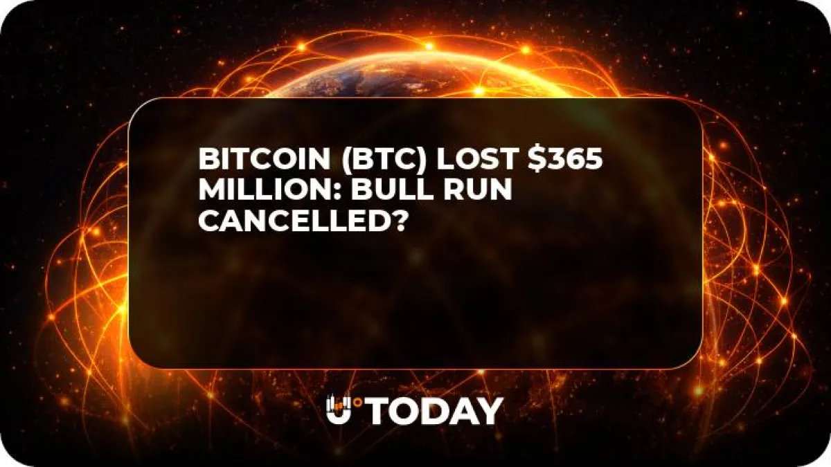 Bitcoin (BTC) Lost $365 Million: Bull Run Cancelled?