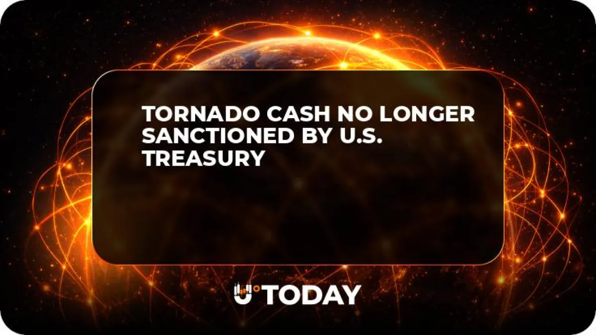 Tornado Cash No Longer Sanctioned by U.S. Treasury