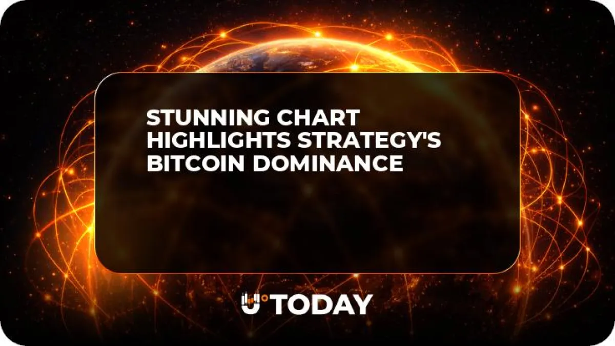 Stunning Chart Highlights Strategy's Bitcoin Dominance