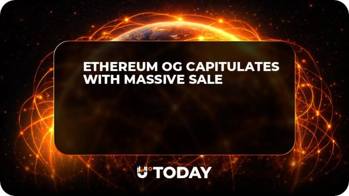 Ethereum OG Capitulates with Massive Sale