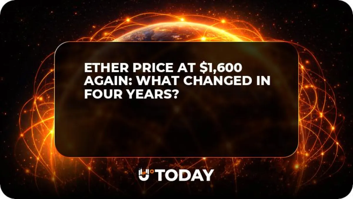 Ether Price at $1,600 Again: What Changed in Four Years?