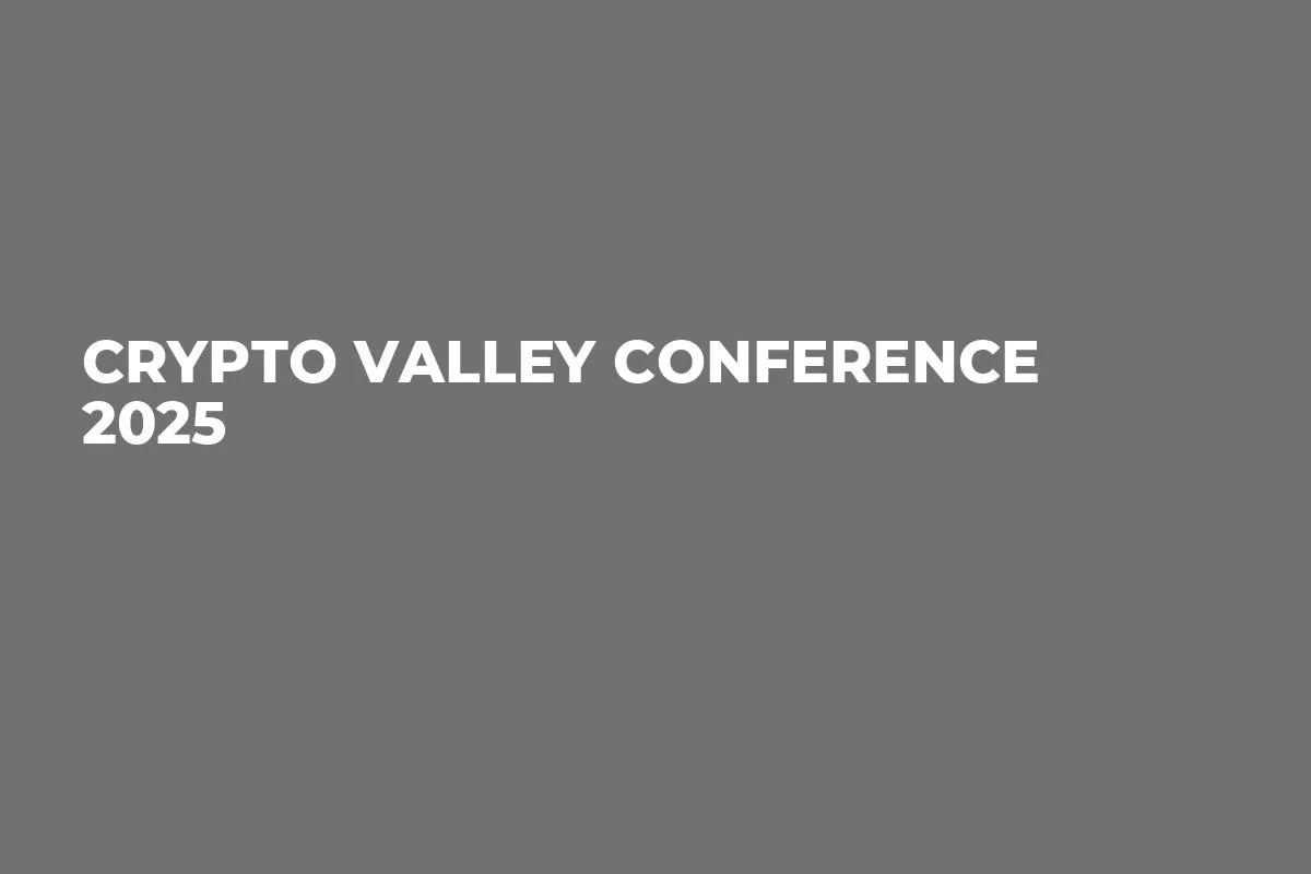 Crypto Valley Conference 2025