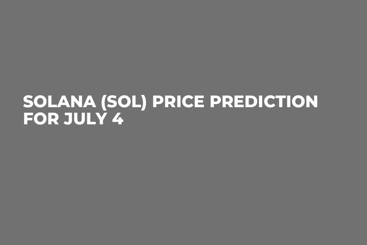 Solana (SOL) Price Prediction for July 4