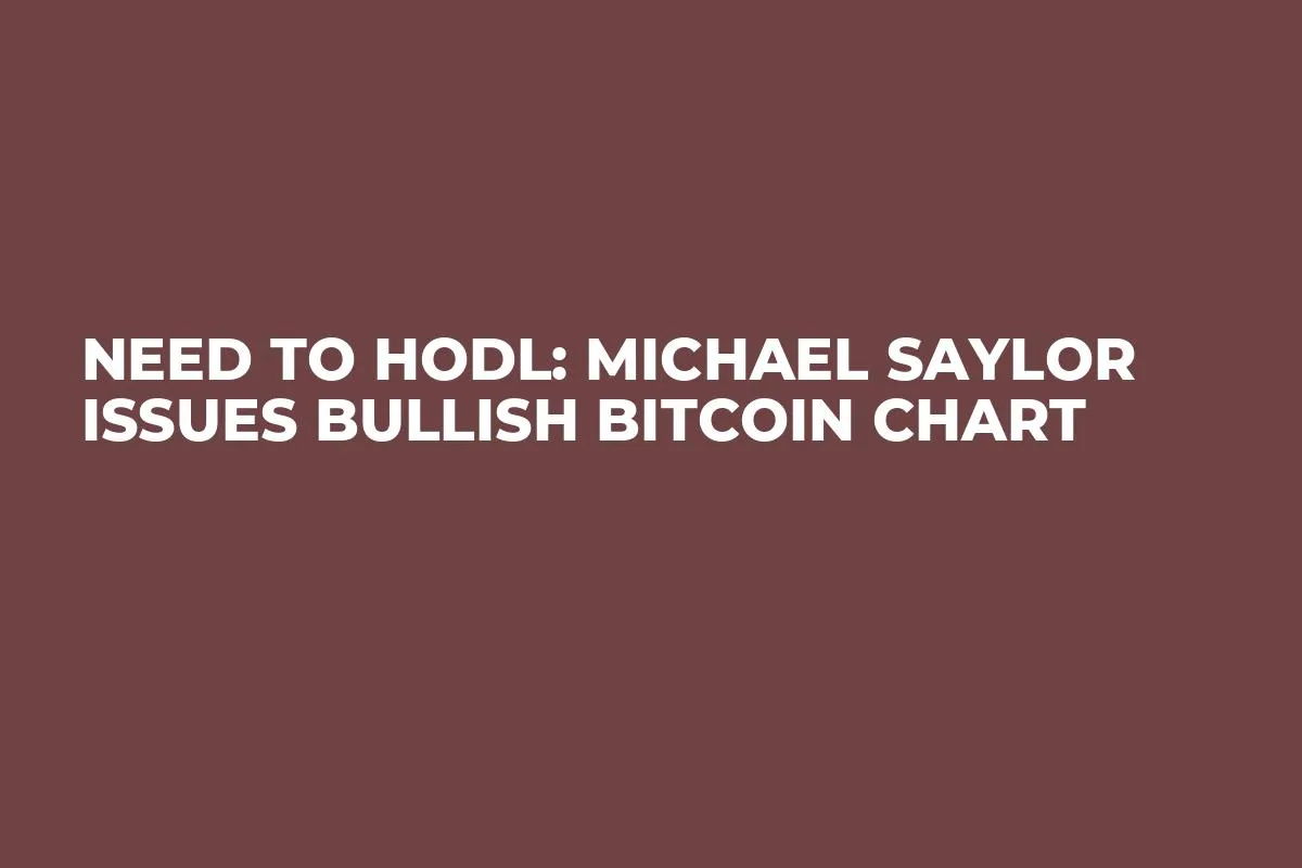 Need to HODL: Michael Saylor Issues Bullish Bitcoin Chart