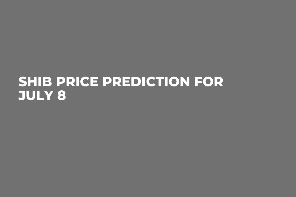SHIB Price Prediction for July 8
