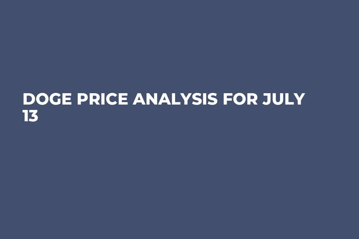 DOGE Price Analysis for July 13