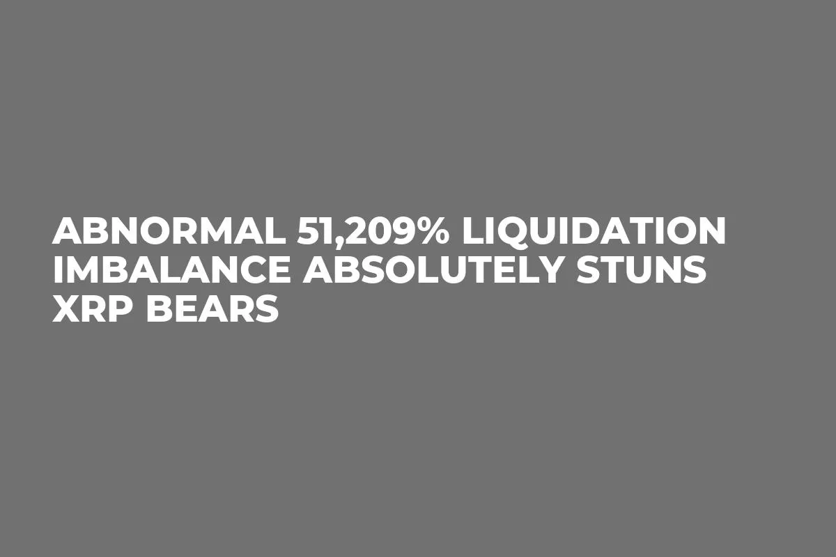Abnormal 51,209% Liquidation Imbalance Absolutely Stuns XRP Bears