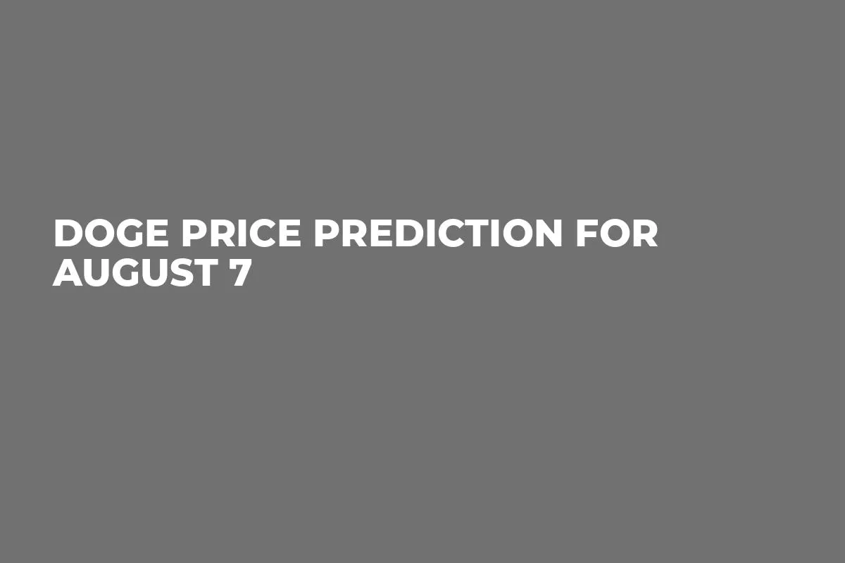 DOGE Price Prediction for August 7