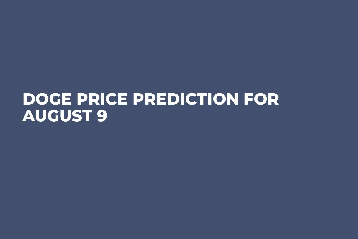 DOGE Price Prediction for August 9