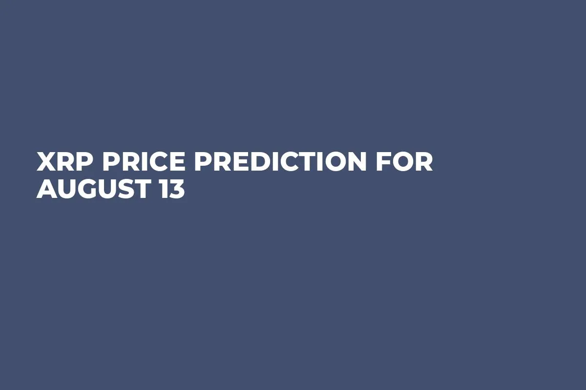 XRP Price Prediction for August 13