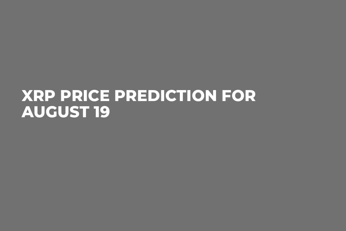 XRP Price Prediction for August 19