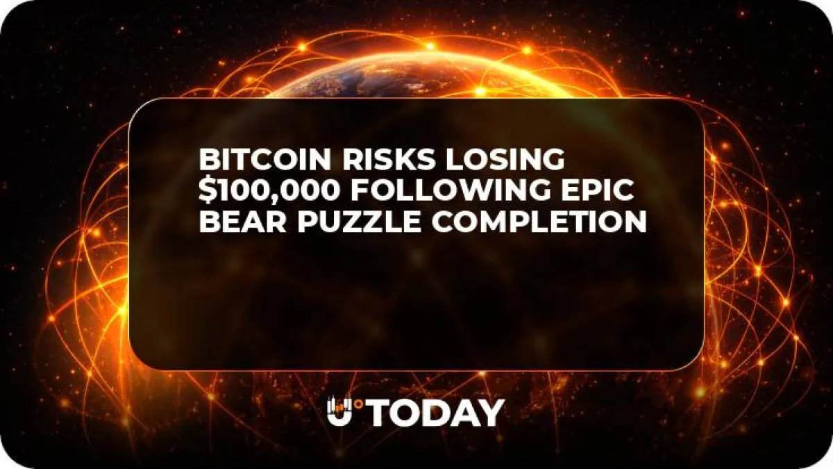 Bitcoin Risks Losing $100,000 Following Epic Bear Puzzle Completion