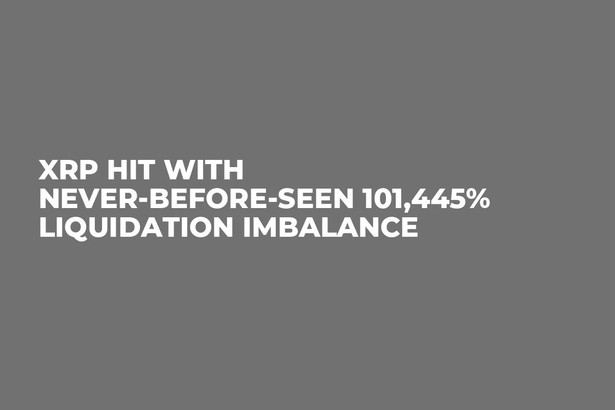 XRP Hit With Never-Before-Seen 101,445% Liquidation Imbalance