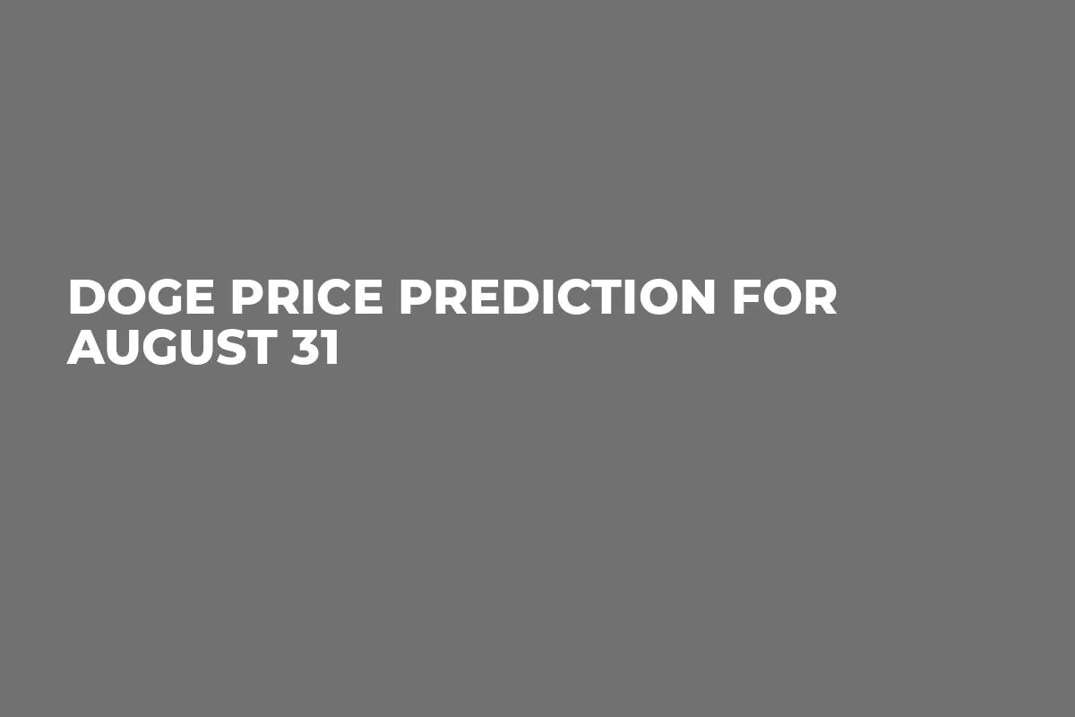 DOGE Price Prediction for August 31