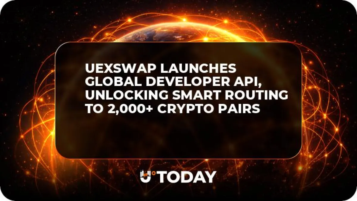 UEXSwap Launches Global Developer API, Unlocking Smart Routing to 2,000+ Crypto Pairs