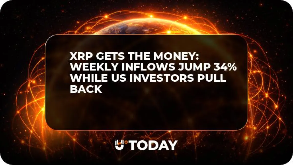 XRP Gets the Money: Weekly Inflows Jump 34% While US Investors Pull Back