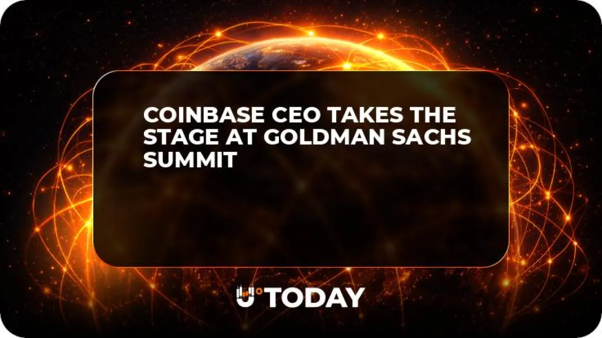 Coinbase CEO Takes the Stage at Goldman Sachs Summit