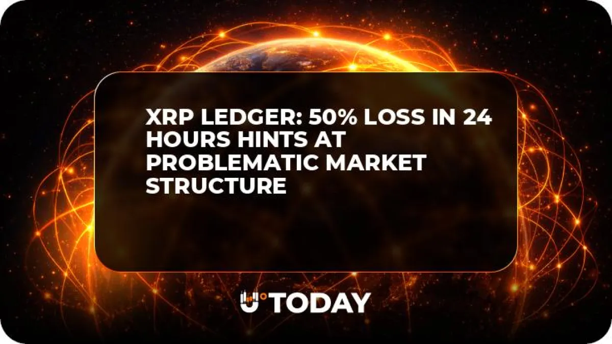 XRP Ledger: 50% Loss in 24 Hours Hints at Problematic Market Structure