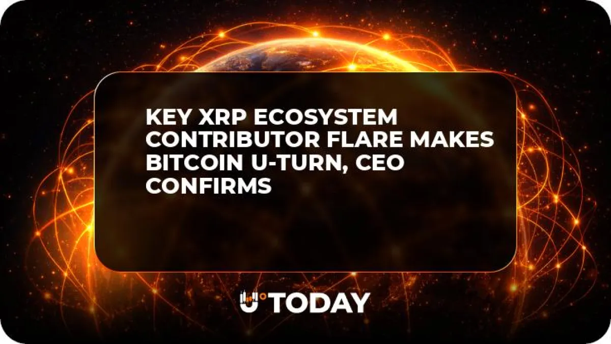 Key XRP Ecosystem Contributor Flare Makes Bitcoin U-Turn, CEO Confirms