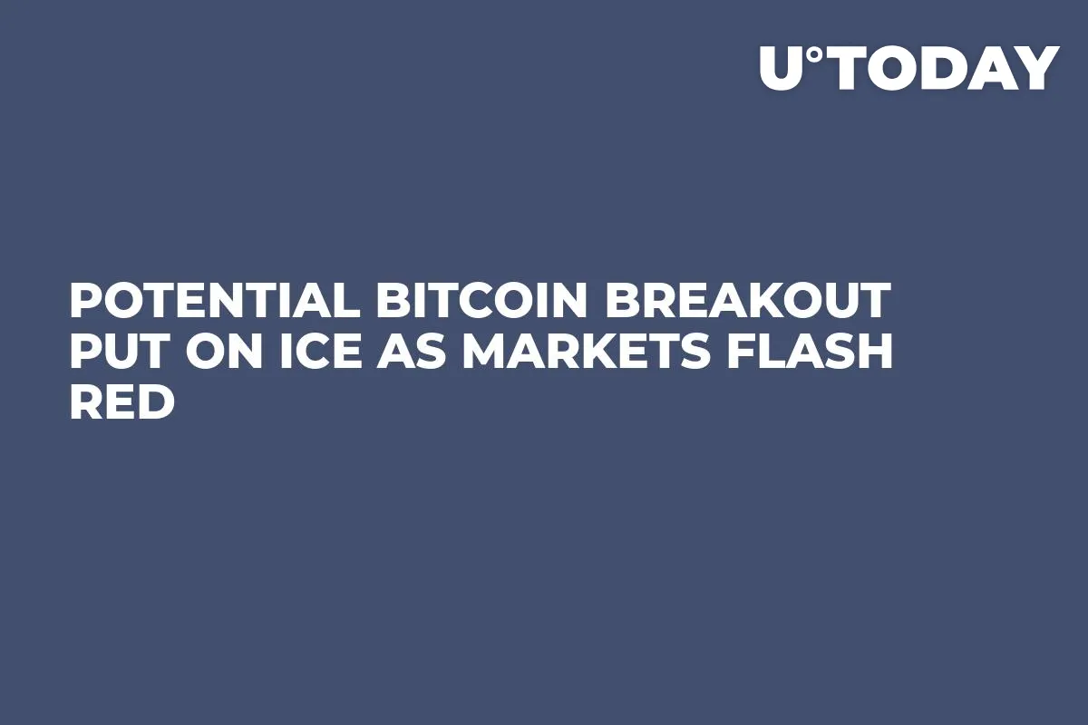 Potential Bitcoin Breakout Put on Ice as Markets Flash Red