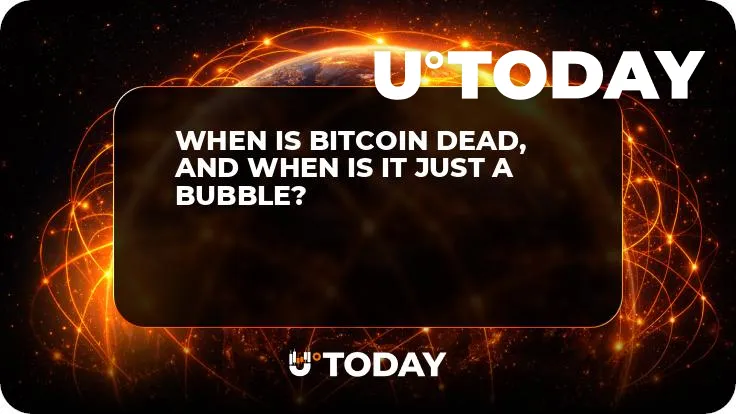 When Is Bitcoin Dead, and When Is It Just a Bubble?