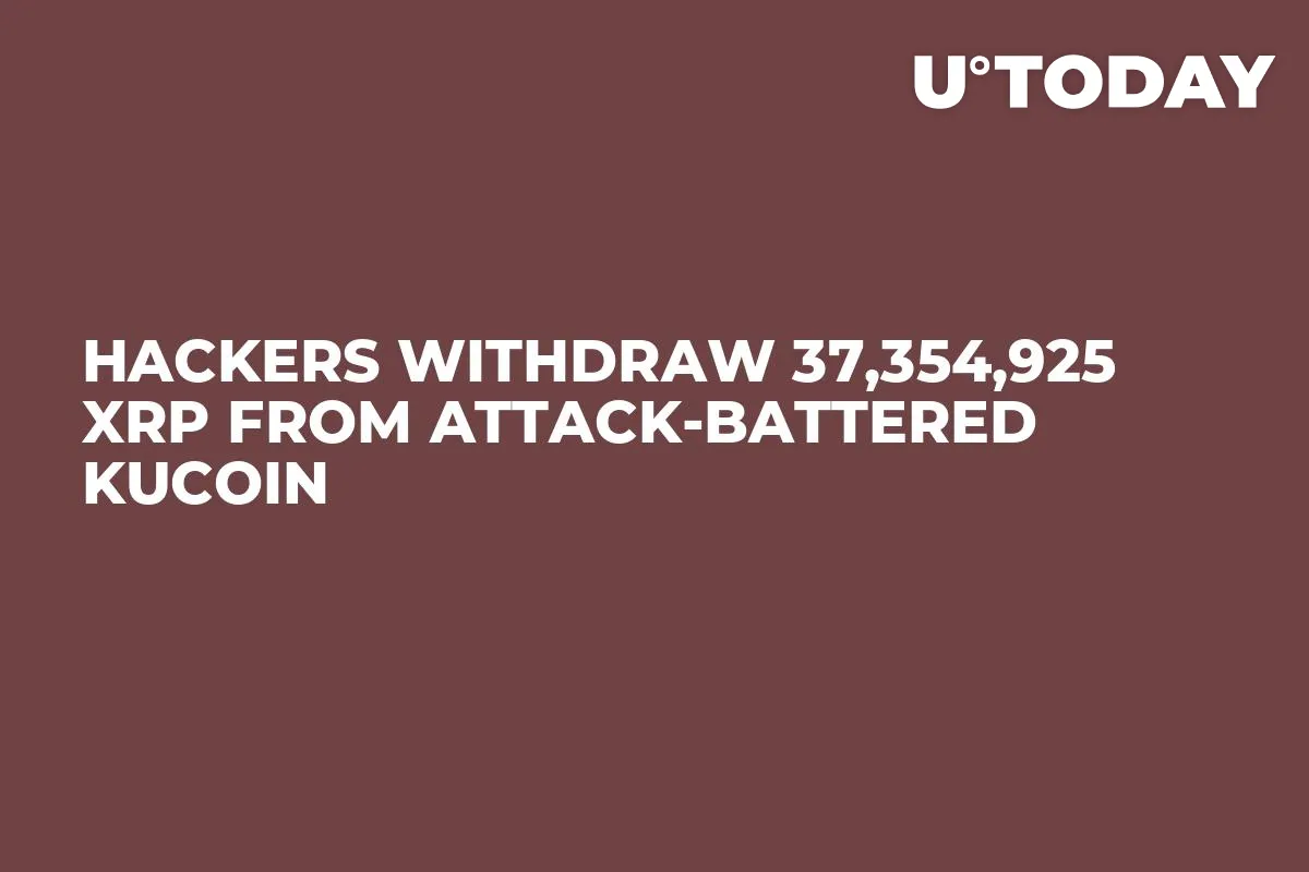 Hackers Withdraw 37,354,925 XRP from Attack-Battered KuCoin