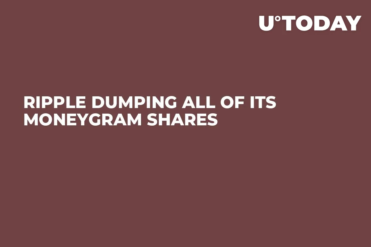 Ripple Dumping All of Its MoneyGram Shares