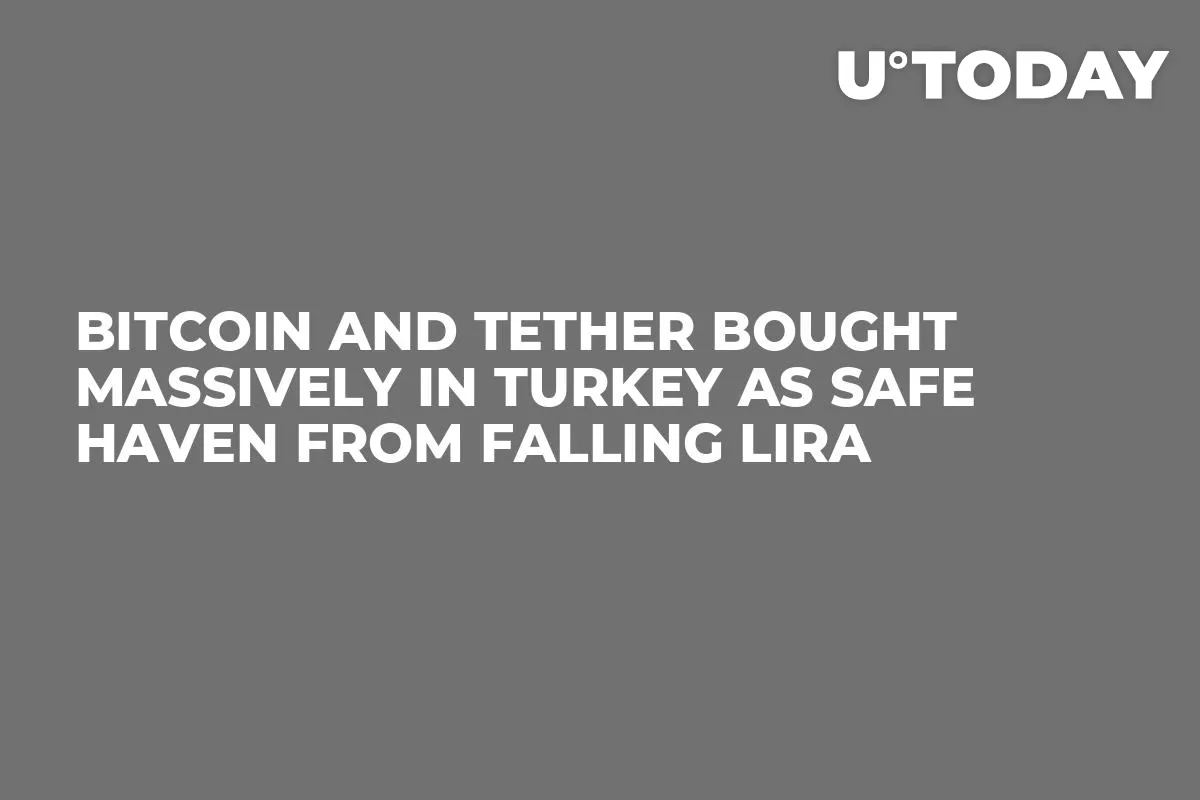 Bitcoin and Tether Bought Massively in Turkey as Safe Haven from Falling Lira