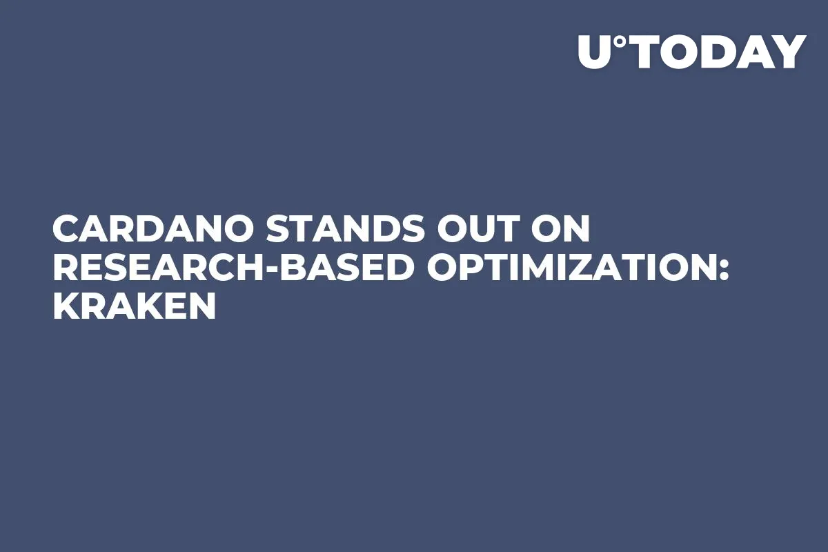 Cardano Stands Out on Research-Based Optimization: Kraken