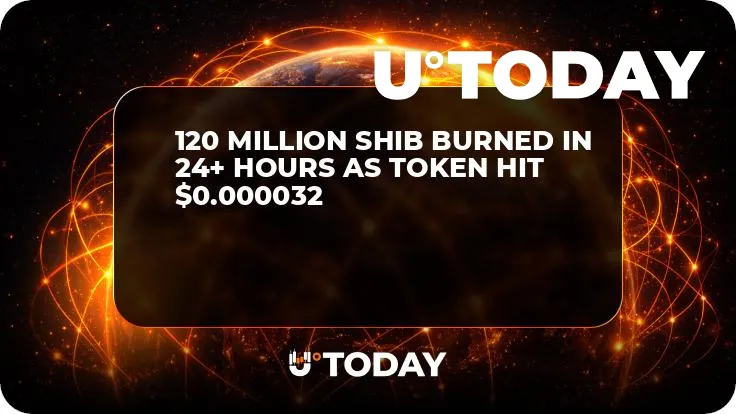 120 Million SHIB Burned in 24+ Hours as Token Hit $0.000032