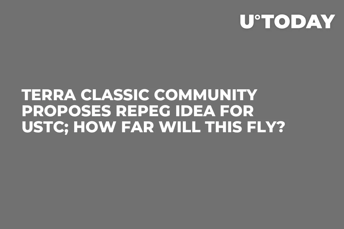 Terra Classic Community Proposes Repeg Idea for USTC; How Far Will This Fly?