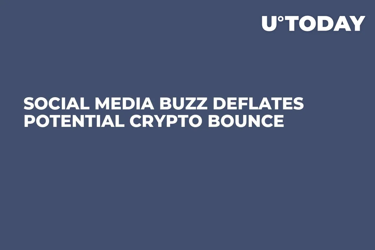 Social Media Buzz Deflates Potential Crypto Bounce