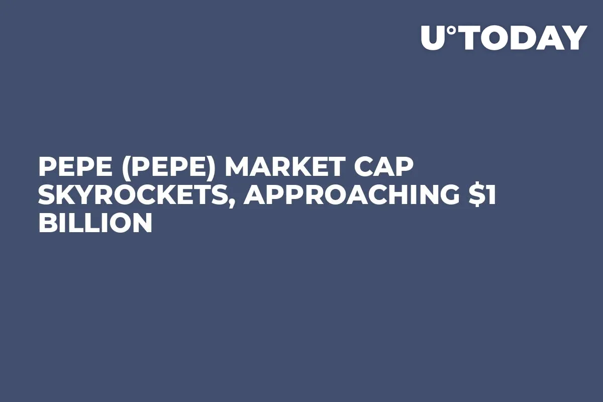 Pepe (PEPE) Market Cap Skyrockets, Approaching $1 Billion