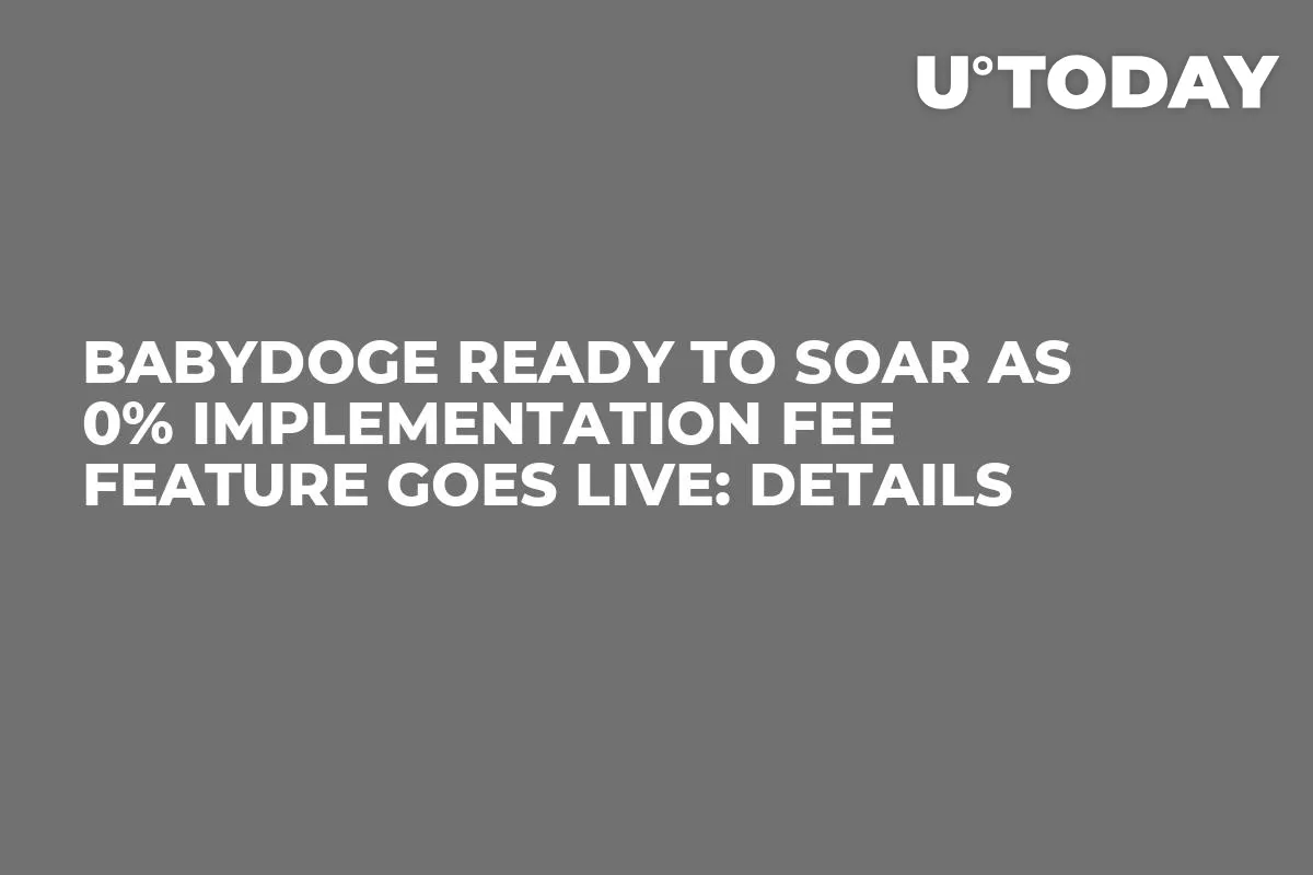 BabyDoge Ready to Soar as 0% Implementation Fee Feature Goes Live: Details
