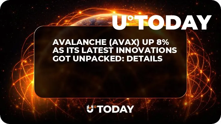 Avalanche (AVAX) up 8% as Its Latest Innovations Got Unpacked: Details