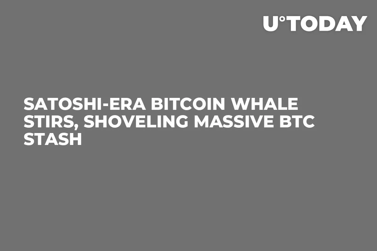 Satoshi-Era Bitcoin Whale Stirs, Shoveling Massive BTC Stash